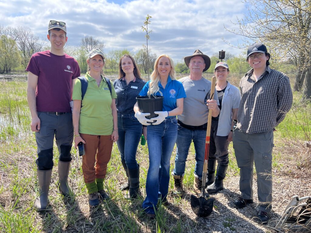 Celebrated Earth Day at Pederson Nature Preserve