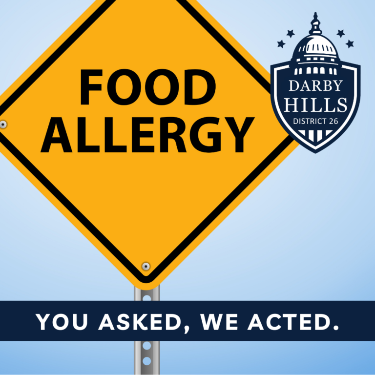 Food Allergy Sign Board