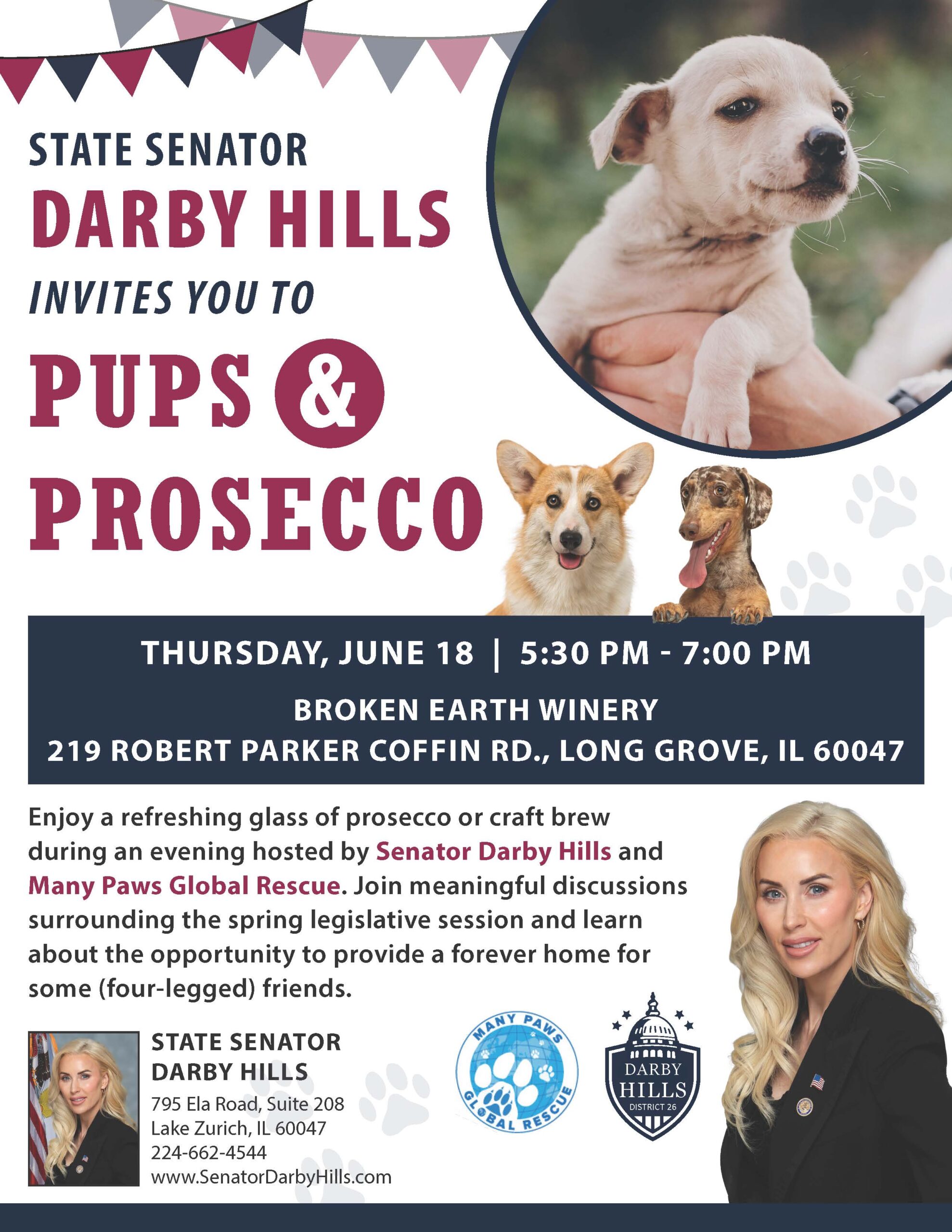 Pups & Prosecco
