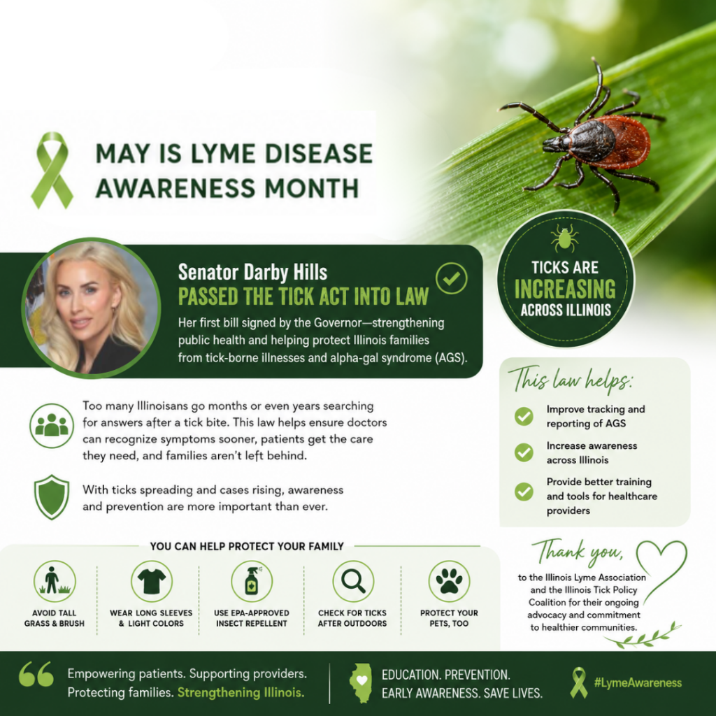 Lyme disease awareness flyer.