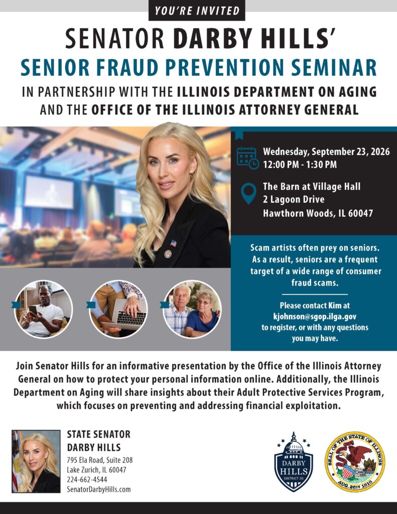 Hawthorn Woods Senior Fraud Prevention Seminar Flyer