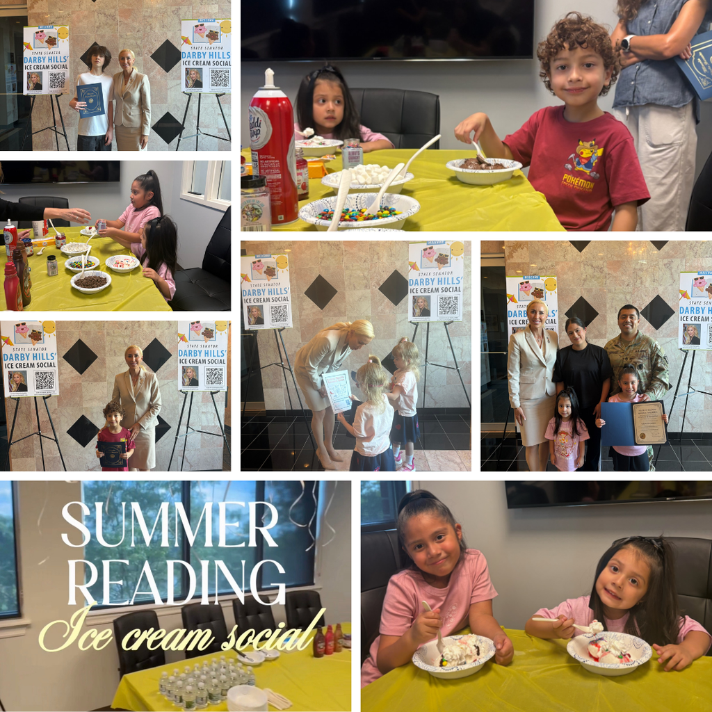 Celebrating Students at Summer Reading Ice Cream Social event photos