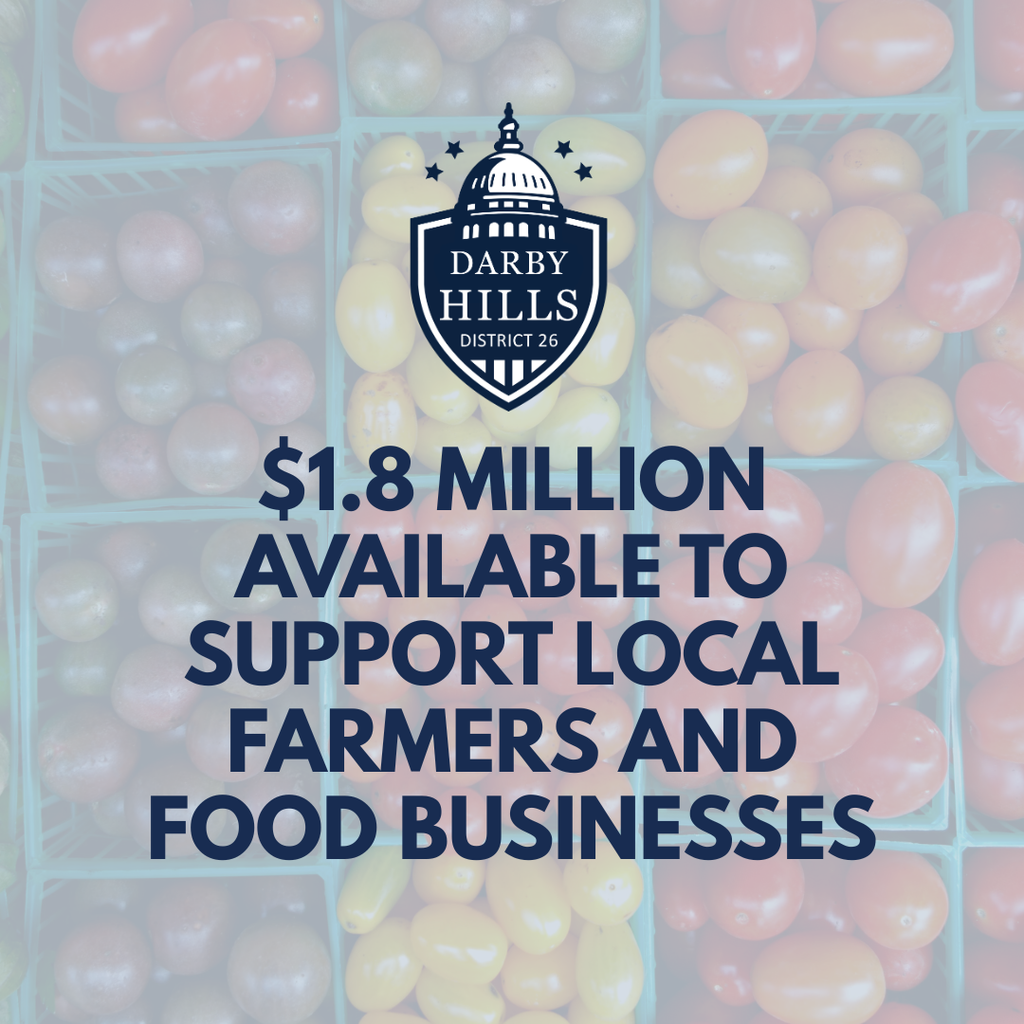 $1.8 Million Available to Support Local Farmers and Food Businesses